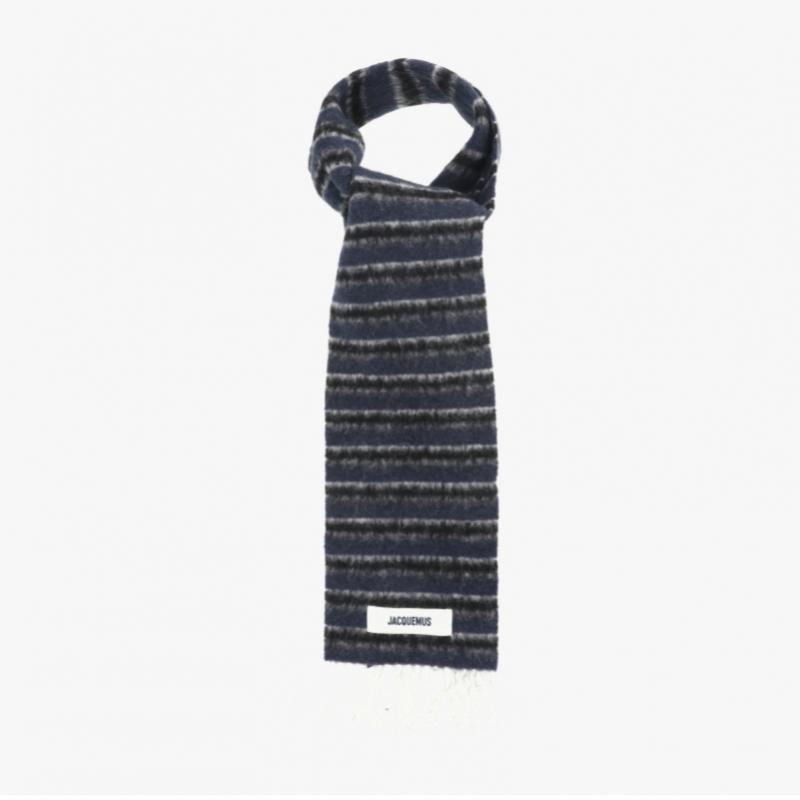 Jacquemus Alpaca Fringe Scarf Les Chapeaux Rayures Acu00774ak00289