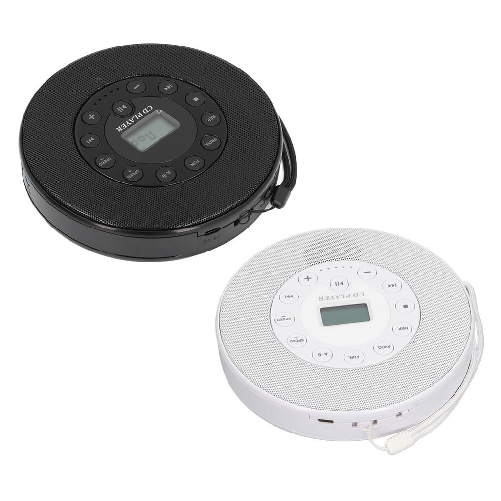 Портативный CD-плеер с динамиками Anti Skip 1500mAh перезаряжаемый CD-плеер для CD CD RW MP3