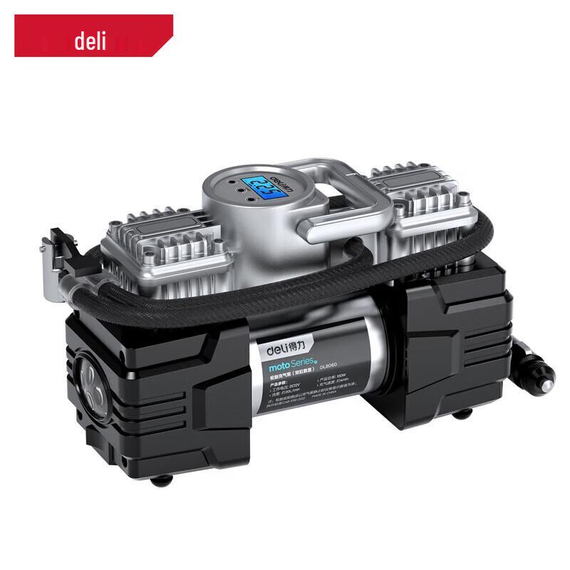 Deli DL880100 Портативный автомобильный насос для шин