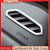 Car Air Vent Outlet Frame Sticker Trim Cover for Volkswagen VW T-cross Tcross 2018    2022 2023 LHD