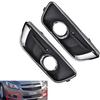2pcs Left/Right Car Front Bumper Fog Light Lamp Grille Cover Frame for Chevrolet Malibu Eco 2013-2014