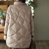 Women X-long Ultra Lightweight Winter Jacket New Arrival 90% White Duck Down Warm Fashion Vintage Slim Fit Down Parka