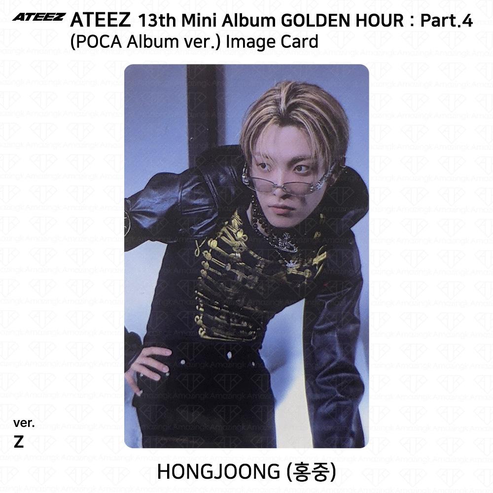 ATEEZ 13-й мини-альбом Golden Hour Часть 4 POCA Альбом версия. Фотокарта