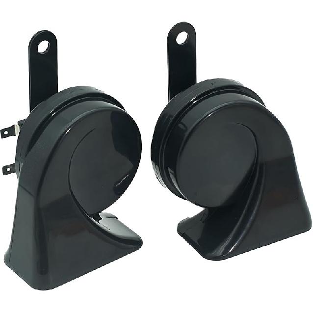 Car Horn Kit For Ford Chevrolet Tesla Jeep Ram GMC,12V Loud Waterproof Auto Horn, High Low Dual Tone 126Decibel, Replacement For Ford (1 Connector)