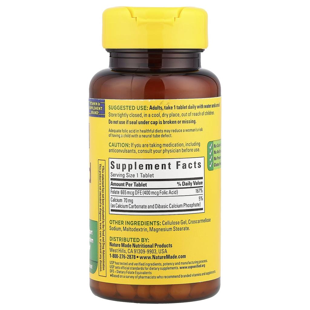 Folic Acid, 250 Tablets