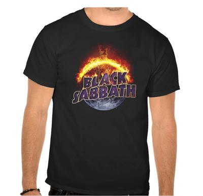 Black-SABBATH Рок-группа Легенды рок-музыки Черная футболка -886-