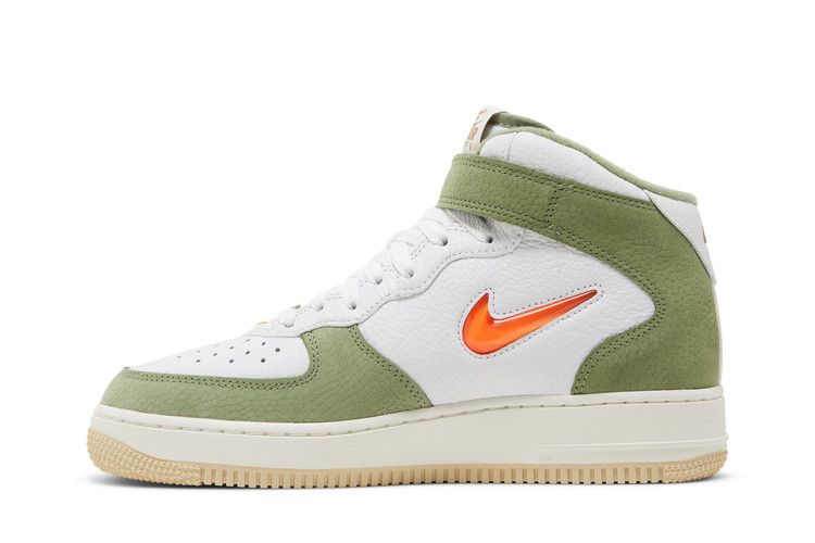 Nike Air Force 1 Mid QS 'Oil Green Orange'