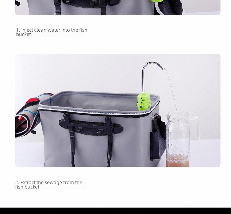 Интеллектуальный индукционный экстрактор воды для рыбалки: Многофункциональный кислородный насос и поглотитель воды для мытья рук