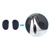 20pcs(10pairs) Anti Slip Rubber Eyeglasses Nose Pads Sunglass Spectacles Eyewear Glasses Accessories Black White Push On