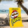Customizable personalized beach towels Pringles themed designs.Suitable for the beach, yoga, sports;ideal as beach accessories