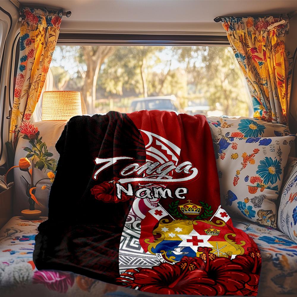 Tonga Flag Rv Blanket Comfortable Soft Lightweight All Season Multi Purpose Blanket For Travel Camping Picnics Sofas Rvs Beds Living Rooms Giftst19