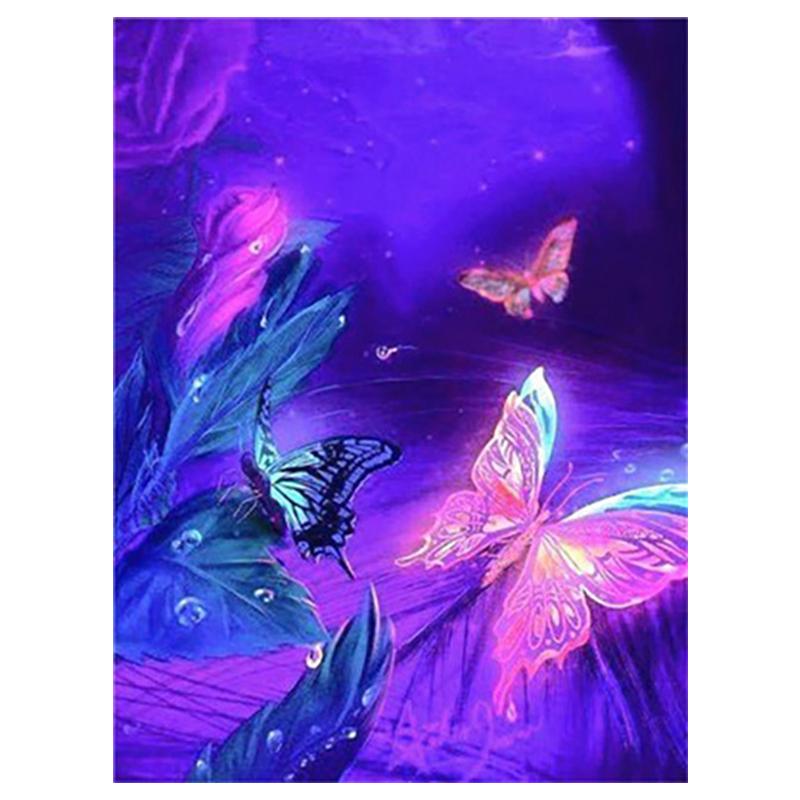 5D Diy Diamond Painting Butterfly Animal Cross Stitch Kit Full Drill Embroidery Mosaic Art Pictures of Rhinestones Home Decor
