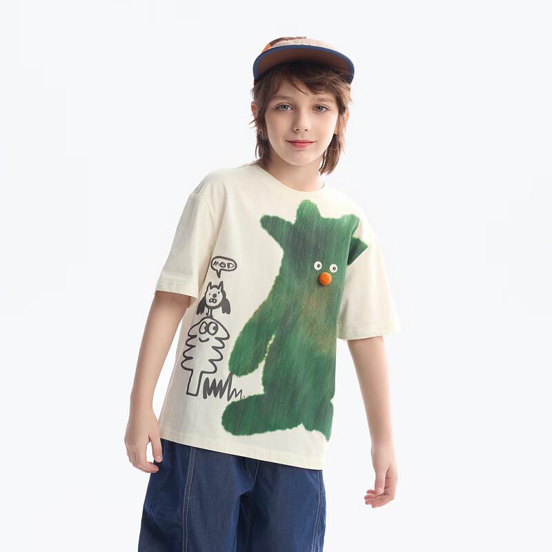 MQD Boys' Cartoon Short Sleeve T-Shirt
