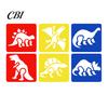 Easy Hold Paint Template 6 Pcs Painting Stencils, 5.5x5.9 Inch Washable Reusable DIY Home Decor Stencil Art Stencils for Wood Paper Fabric,