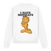 Garfield Unisex Adult I Hate Mondays Sweatshirt