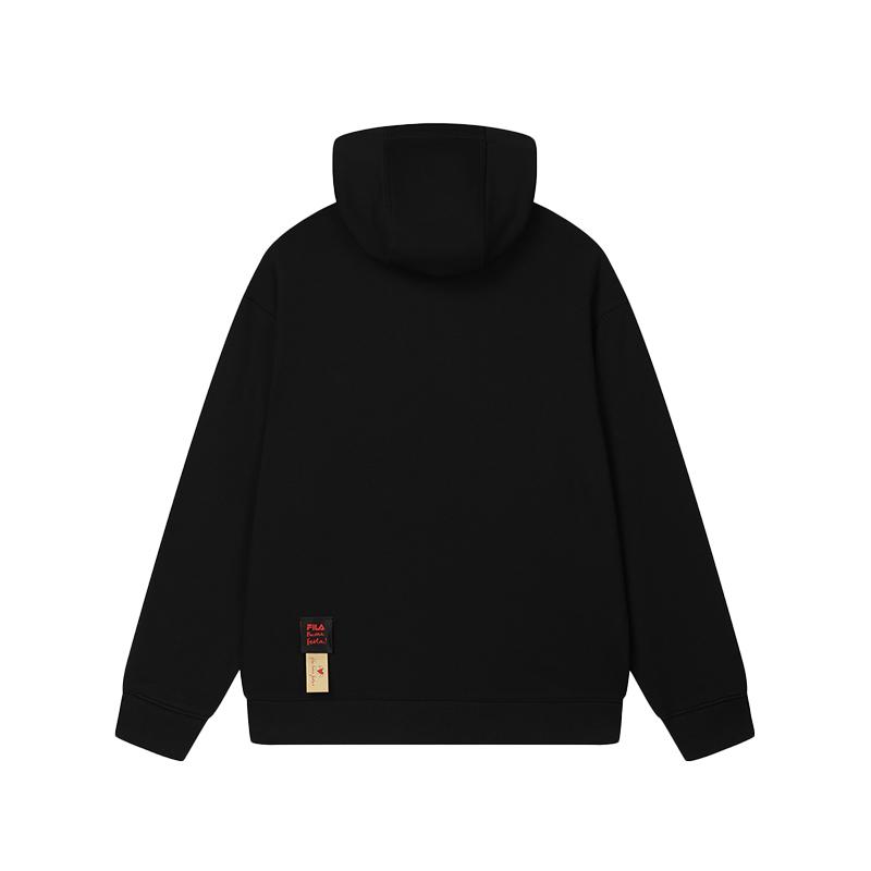 New FILA ORIGINALE Sweatshirt Unisex Jet Black F11U519204F-BK