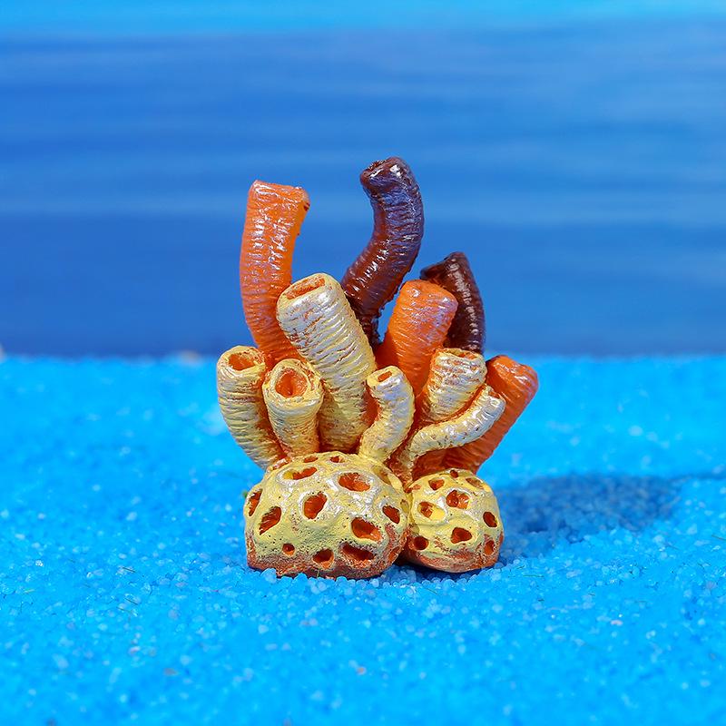 Подводные коралловые украшения для морской жизни: Украшения из смолы для аквариума «Медузы и куколки»