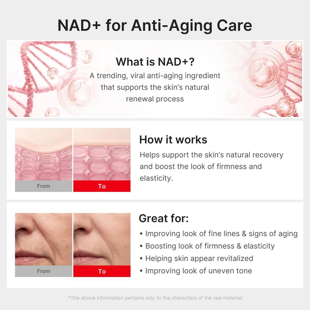 medicube NAD+ EGF Firming Serum with Collagen, Anti-Aging, Lifting, Radiance Boosting, Plumping, 30ml