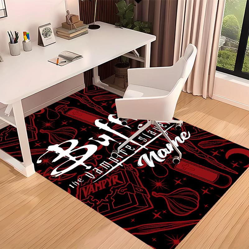 Custom personalization Buffy the Vampire Slayer Print Area Rug - Soft, Washable Non-Slip Indoor Mat,Living Room,Home&Office Decorative Rug