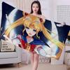 S-Sailor M-Moon Микрофибровое одеяло Быстросохнущие пляжные полотенца Большой размер Печать Супервпитывающее полотенце-одеяло для бассейна