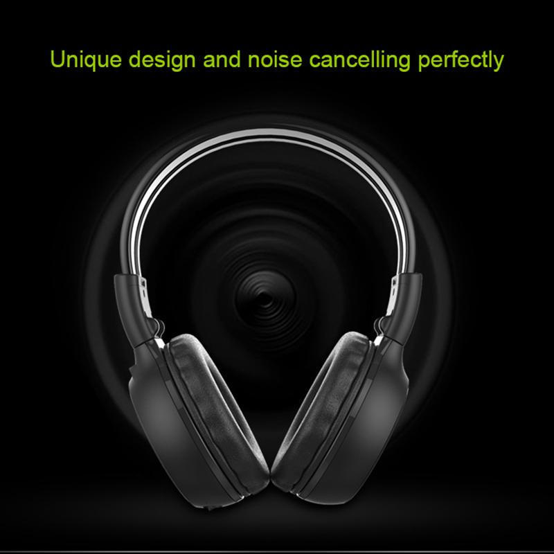 VAORLO Беспроводные наушники с Bluetooth, ЖК-дисплей, HiFi HD музыка с микроподдержкой TF/SD, воспроизведение для всех смартфонов