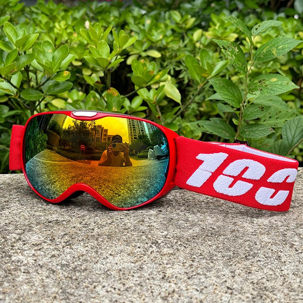 Children Ski Goggles Anti-fog Double Layer Skiing Glasses Kids Snowboard Winter Outdoor Sports Goggle for Age 4-14 Big Vision