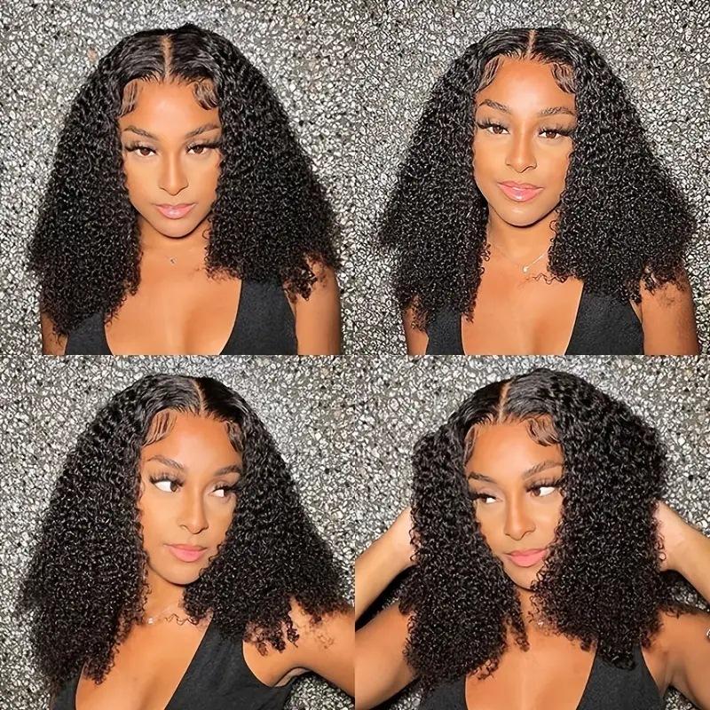 Wig, European and American fashion front lace, naturally fluffy, small curly hair, hot-selling front lace in Africa