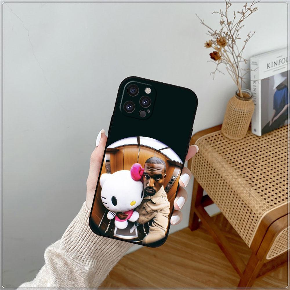 Милый забавный чехол для телефона Kanye West Ye для Apple iPhone 15 14 16 13 12 11 Pro Max Mini 8 7 X XR SE Силиконовый противоударный задний чехол