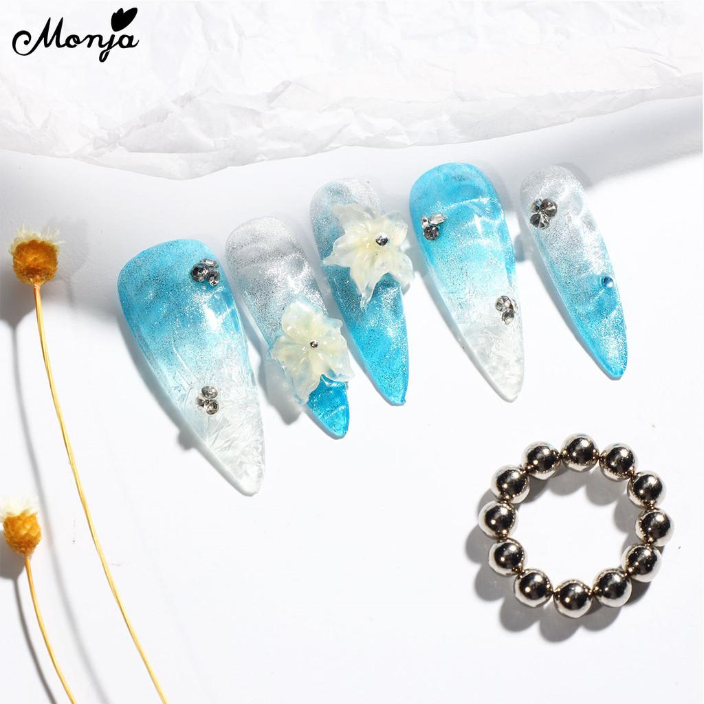 monja 27 шт. кубический магнит кошачий глаз для дизайна ногтей 12 шт. круглые магнитные бусины многофункциональные разборные магниты для гель-лака маникюрные инструменты