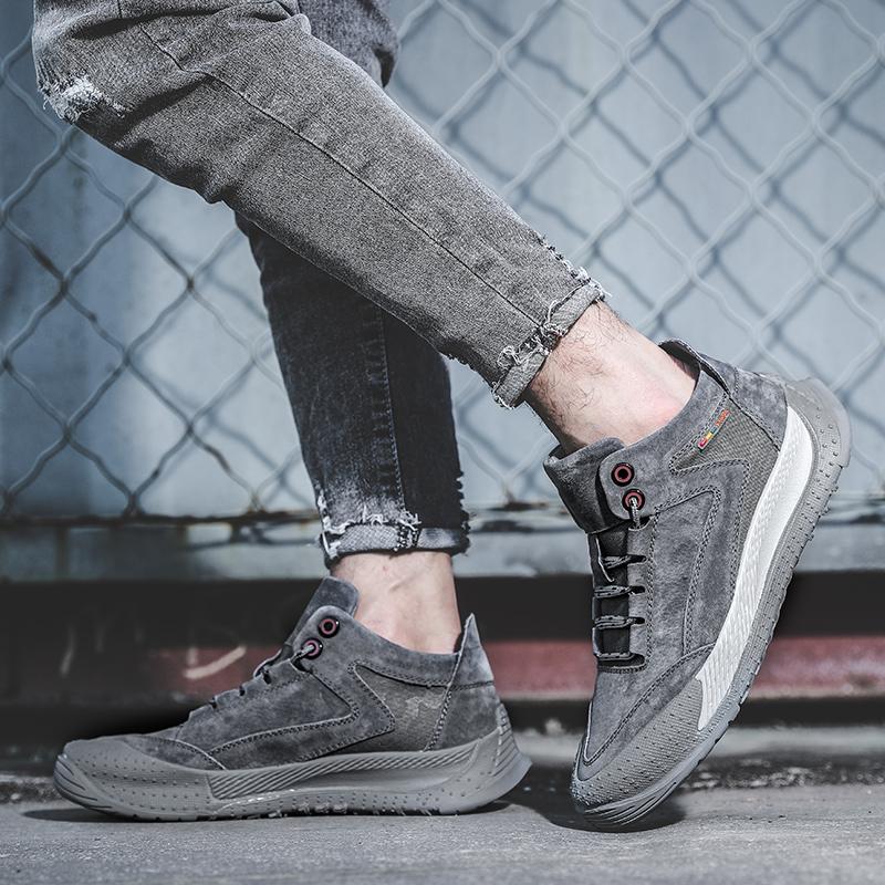 Ботинки для походов в пустыне, удобные для путешествий, отдыха, прогулок, вождения, туфли на плоской подошве для мужчин, классические школьные ботинки для скалолазания, мужская обувь