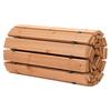 Wooden Garden Pathway, 8 ft L x 17 in W, Non-Slip Straight Garden Walkway, Roll Out Cedar Outdoor Walkway Path with Wire Rope Connection, Decorative