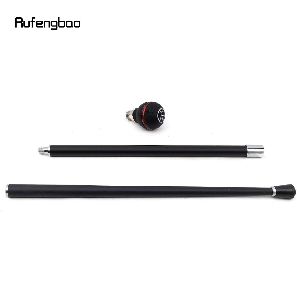 Трость для ходьбы из черной кожи с красным мячом и серебряным покрытием, модная декоративная трость для джентльмена, элегантная трость для косплея, посох 92 см