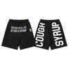 Mens Casual Shorts With Bold Letter Print Loose Fit Breathable Cotton Short Pants Youth