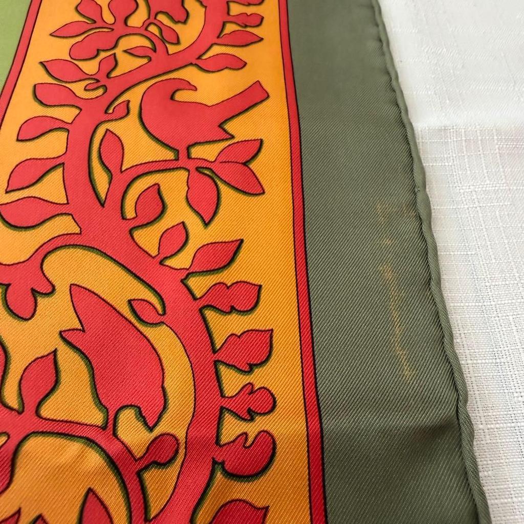 Б/у [Редкий] Шарф HERMES Carre 90 РАННЯЯ АМЕРИКА