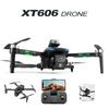 НОВЫЙ Безщеточный ДРОН XT606 Мини-дрон 4K 1080P HD-камера WiFi FPV Удержание высоты по давлению воздуха Складной квадрокоптер WiFi FPV Радиоуправляемый летательный аппарат Игрушка