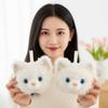 Curly Fur Kitten Key Ring Mini Plush Bag Pendant Stuffed Animal Charm Cat Key Chain  Birthday