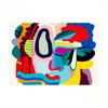 Abstract Color Art Carpet for Living Room Non Slip Baby Crawl Rugs Home Decor Floor Mat Children Game Bedside Washable Carpets