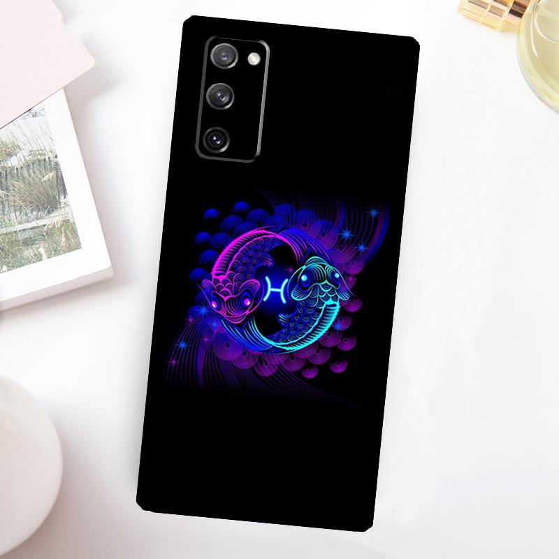 Чехол со знаками зодиака для Samsung Galaxy S22 S23 S24 Ultra Plus Note 10 20 S8 S9 S10 S20 FE S21 FE