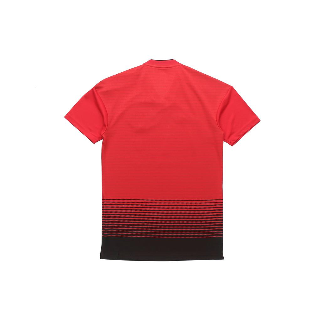 Adidas Manchester United Fan Edition Home V-Neck Short Sleeve Jersey Men Tops Red Black CG0040