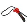 2PCS Adjustable Rubber Strap Wrench Fit for Oil Filter Element, Pipeline, Can Opener, 8 Inch and 6 Inch Handle Lengths Rubber Strap Wrench