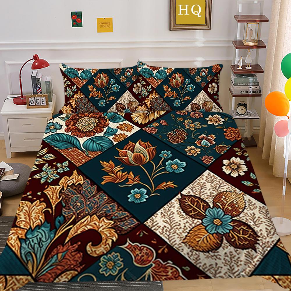 Декор спальни из микрофибры с красивым цветочным принтом, женское покрывало, королевский размер, домашнее постельное белье, костюм
