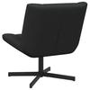 Swivel Chair Black 63 x 75 x 76 cm Fabric