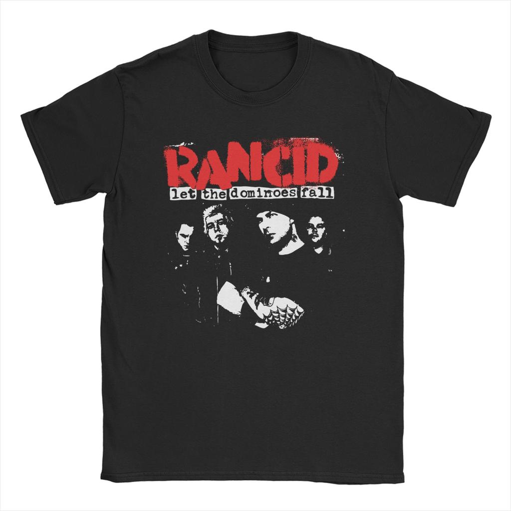 Rancid All Members Music T-Shirt Unisex Women Casual Pure Cotton Tee Shirt Round Collar Short Sleeve T Shirts Gift Idea Tops