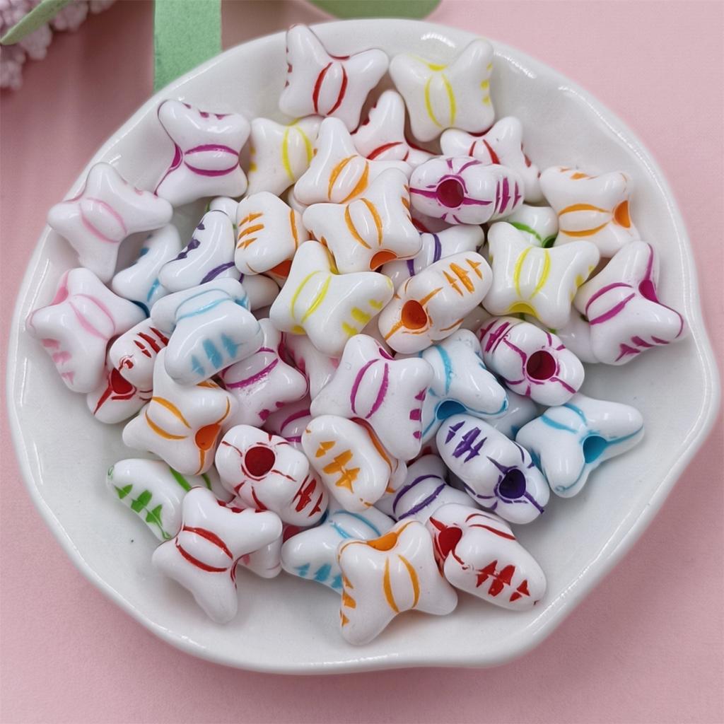 Ювелирные изделия своими руками 100 шт. бабочка шар ручной работы буква цветок бисер акриловый материал ожерелье браслет аксессуары