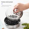 Stainless Steel Mosquito Coil Holder with Lid - Fireproof & Scald-Proof Incense Burner for Outdoors