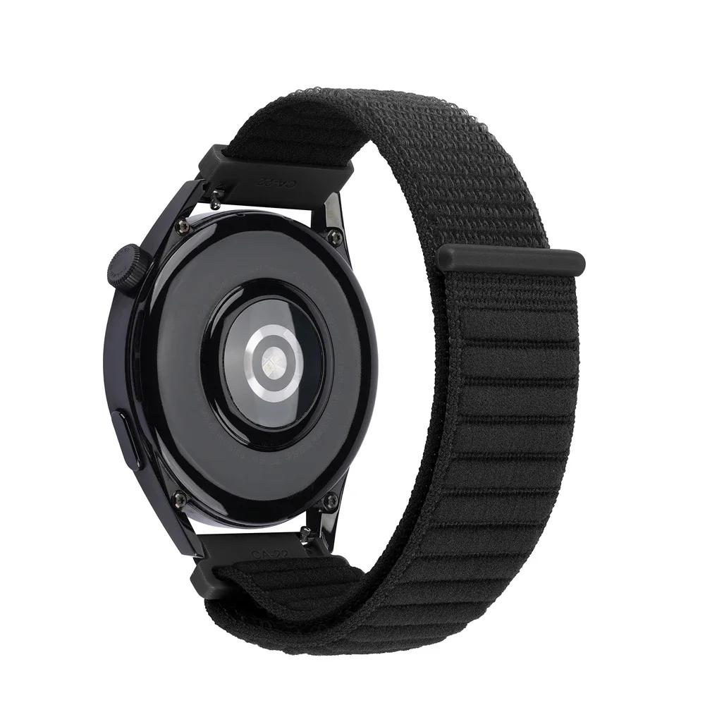 Braided 22mm 20mm Nylon Watch Band for Samsung Galaxy Watch FE 7 6 5 4/6 4 Classic/Gear S3 Loop Strap Bracelet Replace Wristband