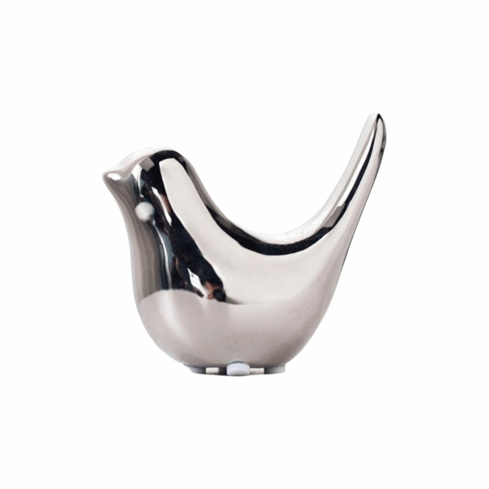 Black White Bird Sculpture Nordic Style Animal Statue Ornaments Bird Ceramic Figurines Home Decor