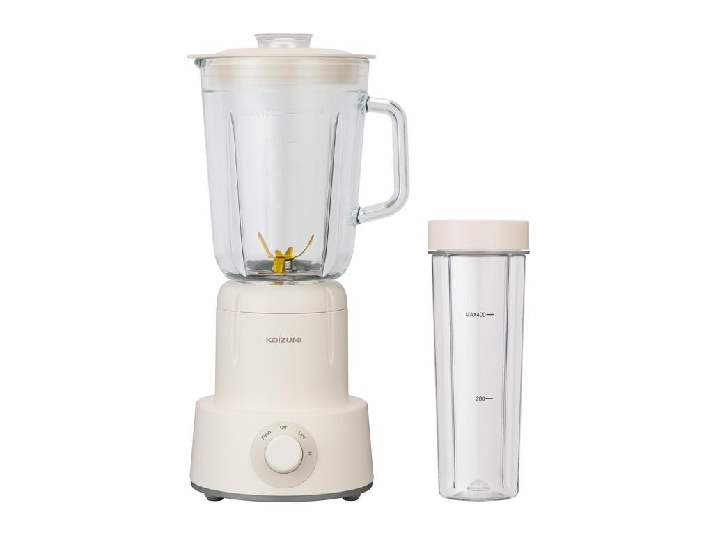 Koizumi Mixer 1000ml Glass Jar with Tumbler White KMX-1001/W