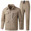 Summer Work Clothes Suit Men's Thin Outdoor Wear-resistant Shirt Labor Insurance Clothing Tooling
