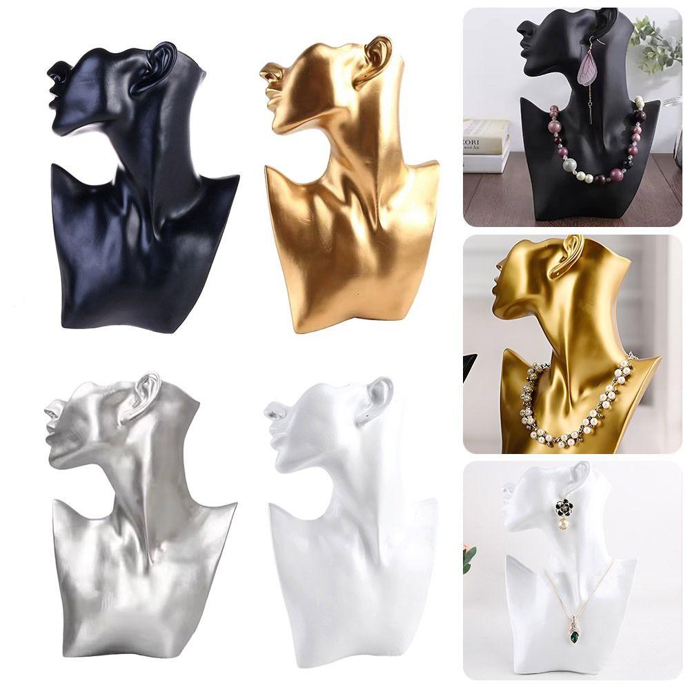 Side Face Mannequin Jewellery Storage Rack Holder Necklace Bracelets Earrings Holder